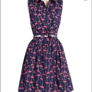 ModCloth flamingo dress